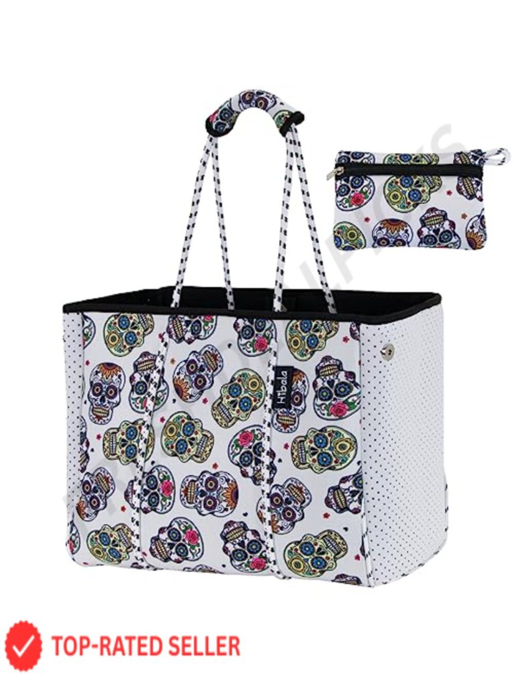 Neoprene Multipurpose Beach Gym Travel Pool Tote Bag with Zipper Pockets